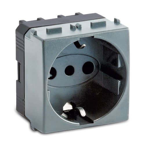 MASTER - STEEL PRESA P30 SCHUKO 2P+T 16A 250V~ 33175