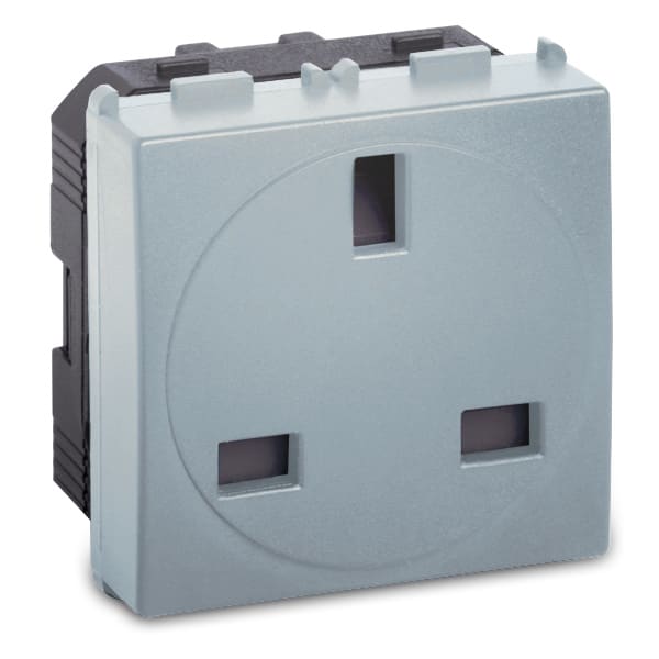 MASTER - STEEL PRESA 2P+T 13A ST.INGLESE 33178