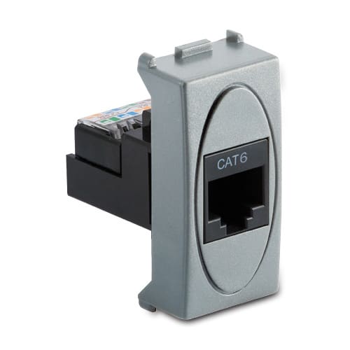 MASTER - STEEL PRESA RJ45 CAT.6 NON SCHERMATA