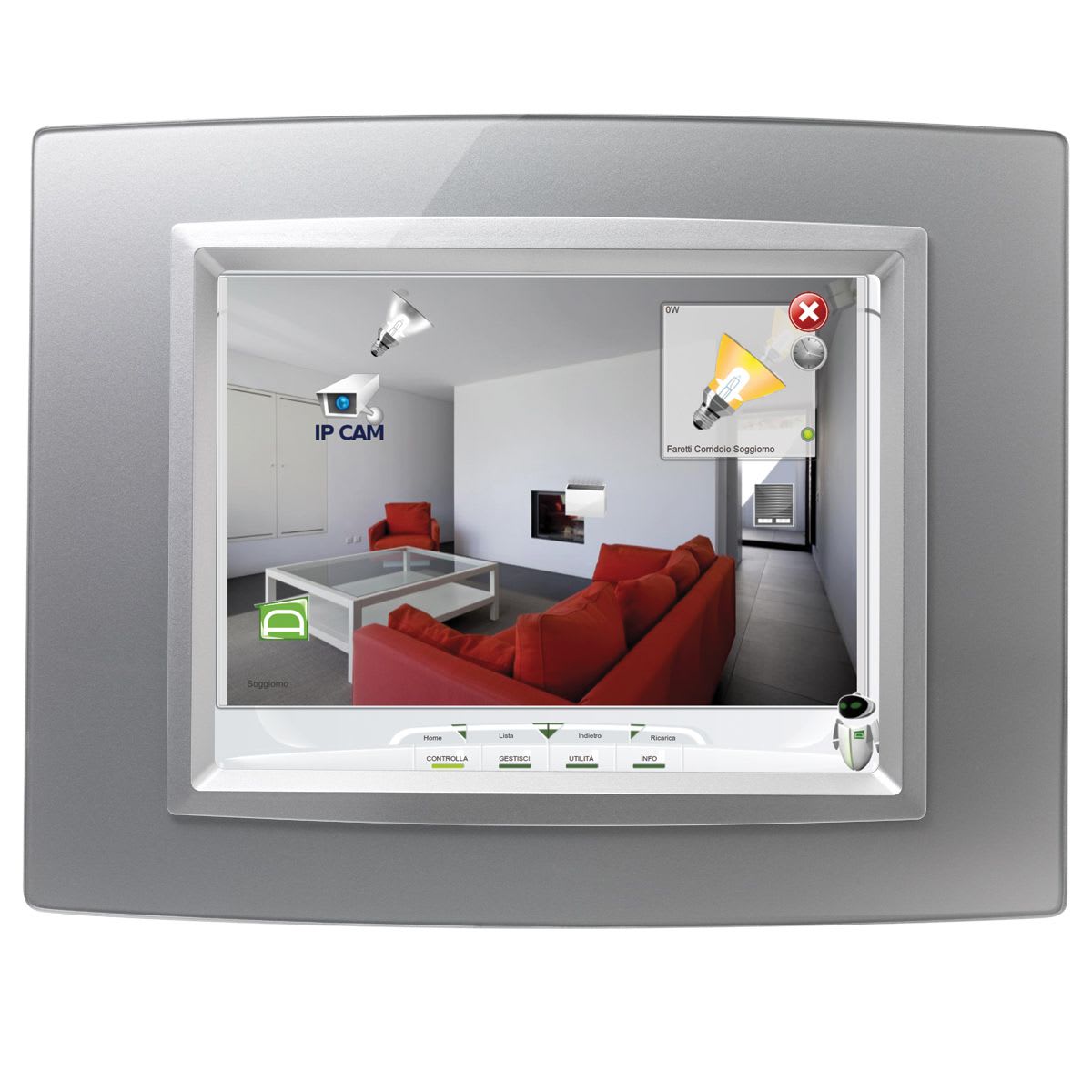 MASTER - PLACCA VETRO TITANIO PER TOSCA 10' STEEL 33HTV25