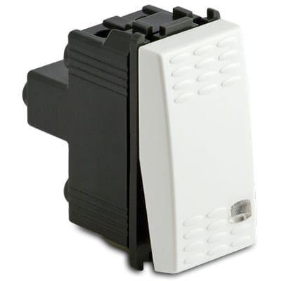 MASTER - MODO INTER.TASTO LUCE 1P 16AX BIANCO 36010
