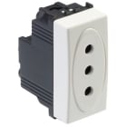 MASTER - MODO PRESA 2P+T 10A BIANCO