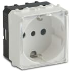 MASTER - MODO PRESA P30 2P+T CON PORTELLO, BIANCO 36174