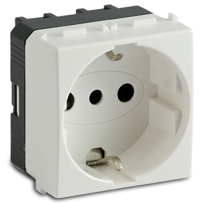 MASTER - MODO PRESA P30 SCHUKO 2P+T 16A BIANCO 36175