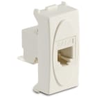 MASTER - MODO PRESA RJ12 1 PLUG 6-6 BIANCO