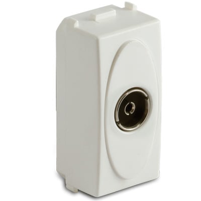 MASTER - MODO PRESA TV 9,5MM FINALE BIANCO