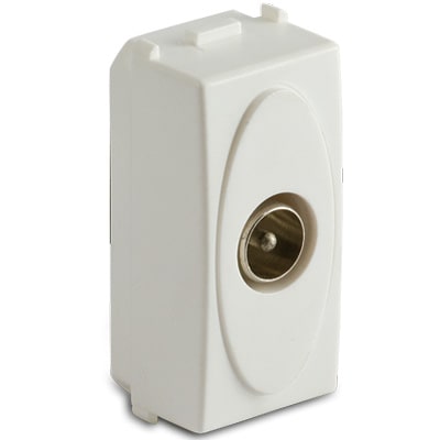 MASTER - MODO PRESA COAX IEC MASCHIO BIANCA
