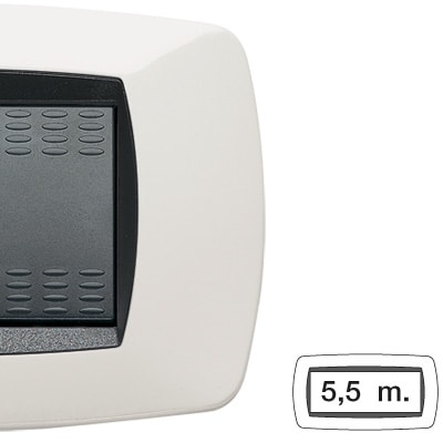 MASTER - MODO PLACCA 5,5 P. BS SYSTEM BIANCO 39BS105