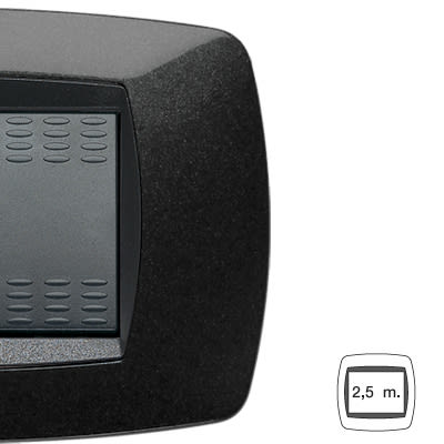 MASTER - MODO PLACCA 2,5 P. BS SYSTEM NERO 39BS202