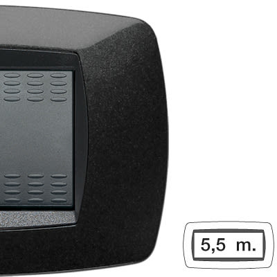 MASTER - MODO PLACCA 5,5 P. BS SYSTEM NERO 39BS205