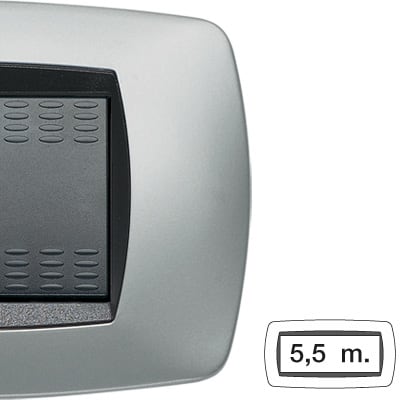 MASTER - MODO PLACCA 5,5 P. BS SYSTEM TITANIO 39BS255