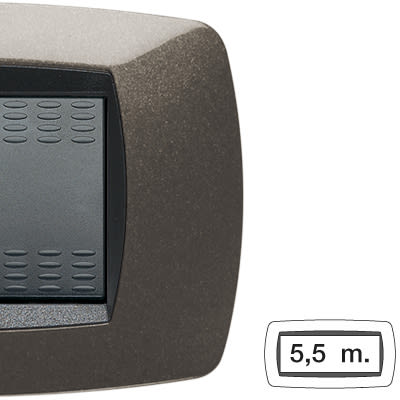 MASTER - MODO PLACCA 5,5 POSTI GRIGIO ANTRACITE 39BS385