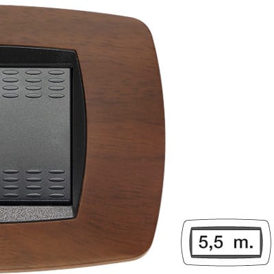 MASTER - MODO PLACCA 5,5P. BS SYSTEM NOCE SCURO 39BS455