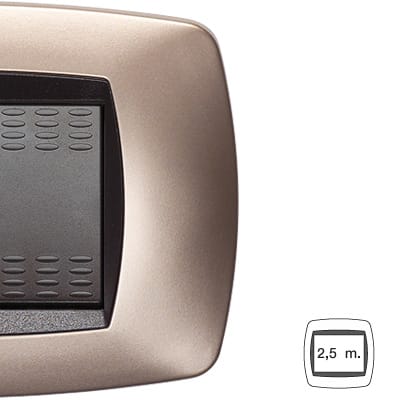 MASTER - MODO PLACCA 2,5 P. BS SYSTEM RAME OPACO 39BS542