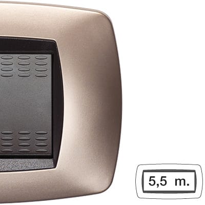 MASTER - MODO PLACCA 5,5P. BS SYSTEM RAME OPACO 39BS545