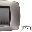 MASTER - MODO PLACCA 5,5P. BS SYSTEM BRONZO OPACO 39BS555