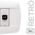 MASTER - MODO RETRO 3 POSTI BIANCO 39RT103