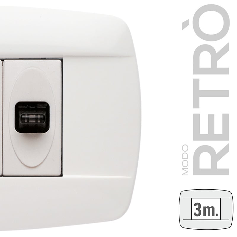 MASTER - MODO RETRO 3 POSTI BIANCO