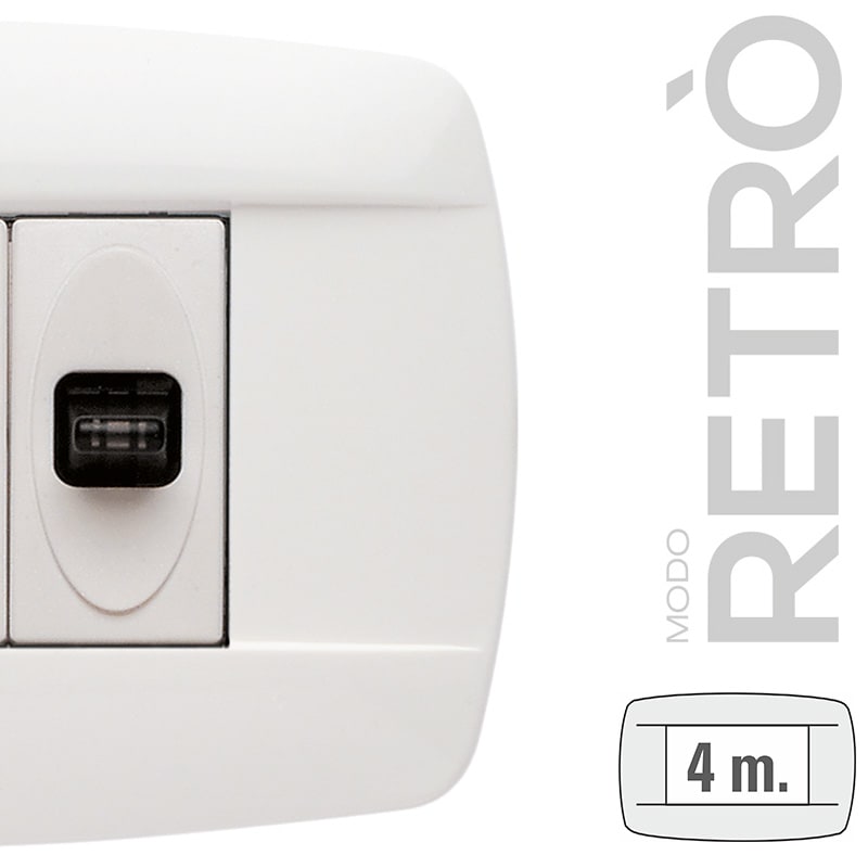 MASTER - MODO RETRO 4 POSTI BIANCO 39RT104