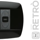 MASTER - MODO RETRO 2 POSTI NERO 39RT202
