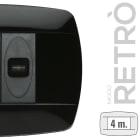 MASTER - MODO RETRO 4 POSTI NERO 39RT204