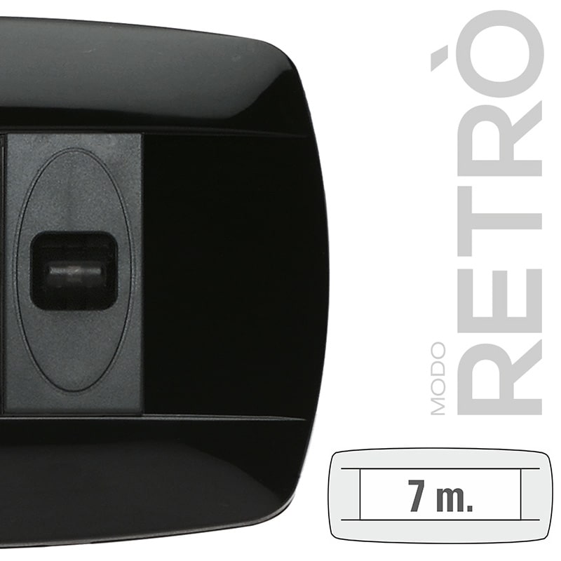 MASTER - MODO RETRO 7 POSTI NERO 39RT207