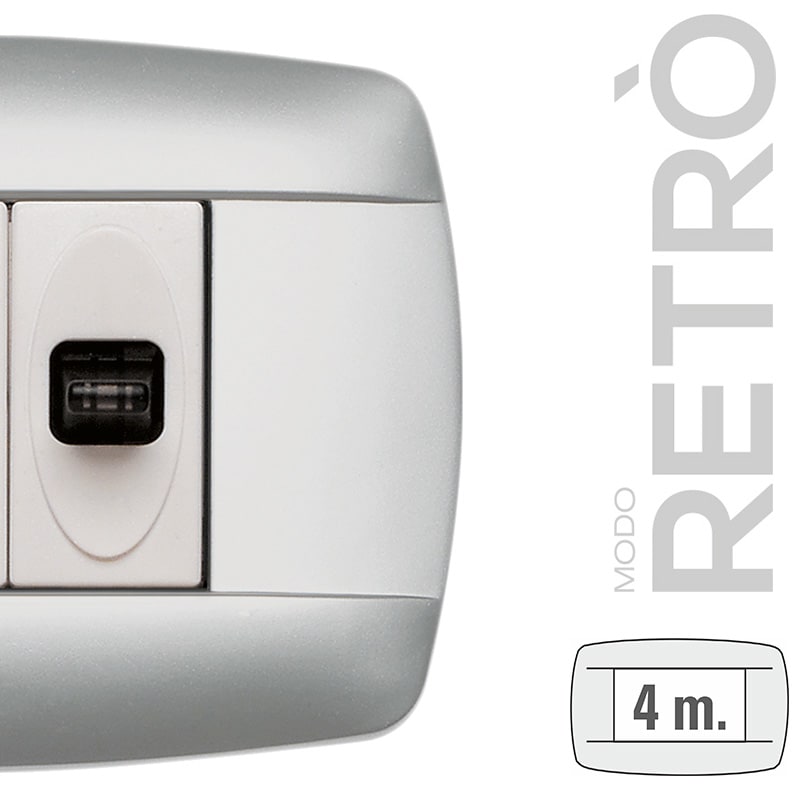 MASTER - MODO RETRO 4 POSTI TITANIO 39RT254