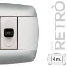 MASTER - MODO RETRO 4 POSTI TITANIO 39RT254