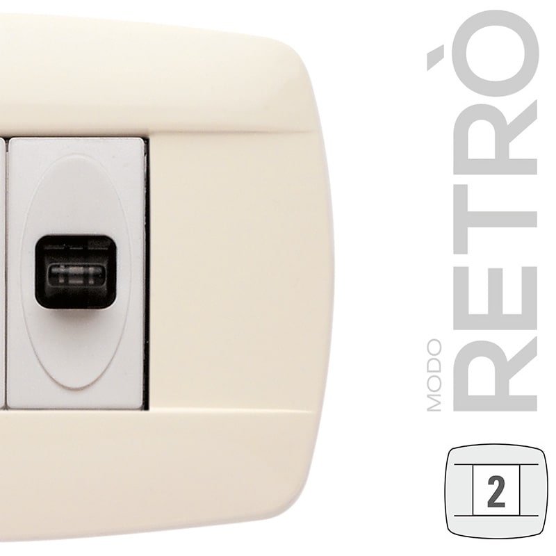 MASTER - MODO RETRO 2 POSTI AVORIO 39RT282