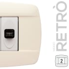 MASTER - MODO RETRO 2 POSTI AVORIO 39RT282