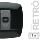 MASTER - MODO RETRO 4 POSTI GRIGIO ANTRACITE 39RT384
