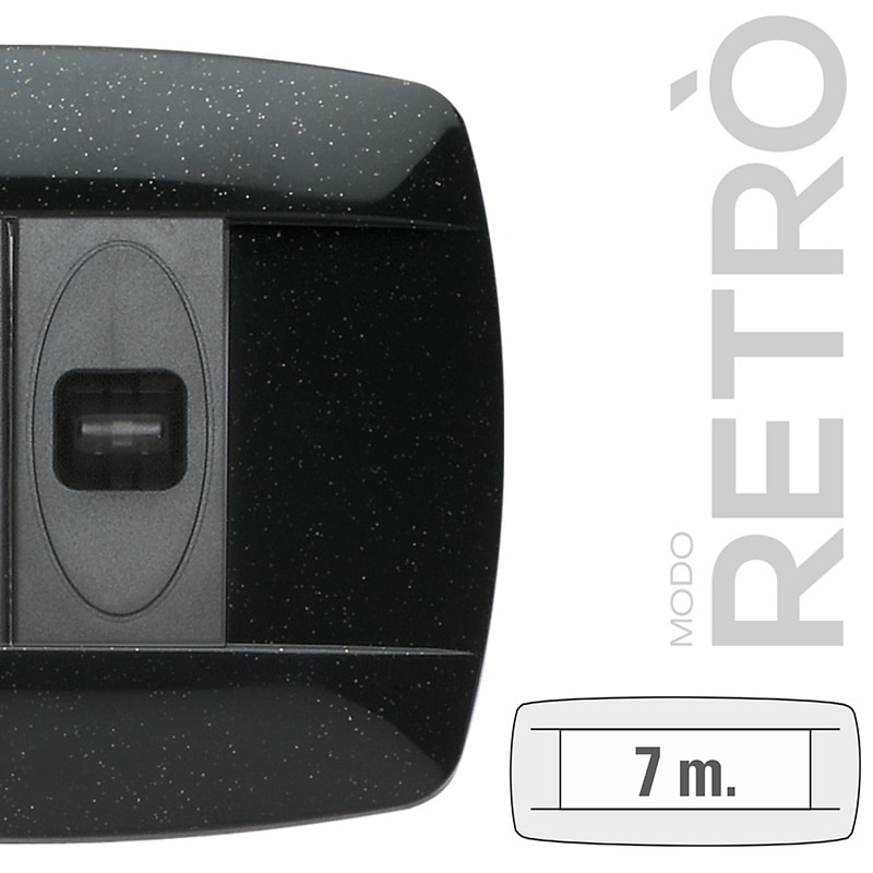 MASTER - MODO RETRO 7 POSTI GRIGIO ANTRACITE