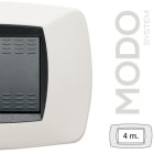 MASTER - MODO PLACCA 4 POSTI BIANCO 39TC104