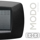 MASTER - MODO PLACCA 2+2 POSTI NERO 39TC202-2