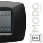 MASTER - MODO PLACCA 3 POSTI NERO