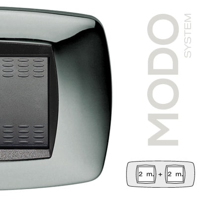 MASTER - MODO PLACCA 2+2 POSTI CROMO 39TC222-2