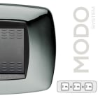 MASTER - MODO PLACCA 2+2+2 POSTI CROMO 39TC222-3