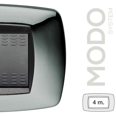 MASTER - MODO PLACCA 4 POSTI CROMATO