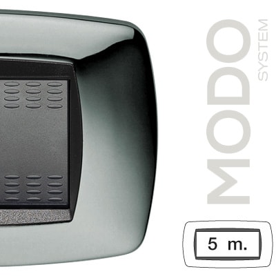 MASTER - MODO PLACCA 5 POSTI CROMATO 39TC225