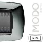 MASTER - MODO PLACCA 5 POSTI CROMATO 39TC225