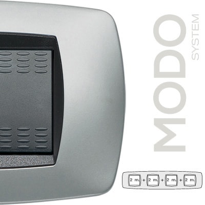 MASTER - MODO PLACCA 2+2+2+2 POSTI TITANIO 39TC252-4