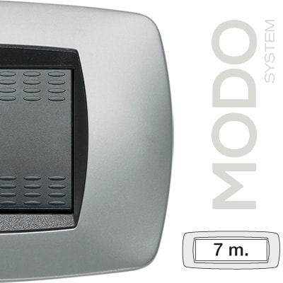 MASTER - MODO PLACCA 7 POSTI TITANIO 39TC257