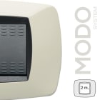 MASTER - MODO PLACCA 2 POSTI AVORIO 39TC282