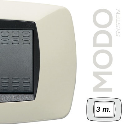 MASTER - MODO PLACCA 3 POSTI AVORIO 39TC283