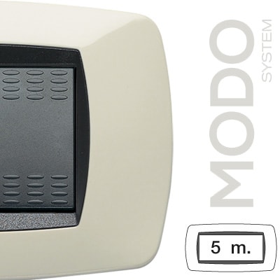 MASTER - MODO PLACCA 5 POSTI AVORIO 39TC285