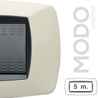 MASTER - MODO PLACCA 5 POSTI AVORIO 39TC285