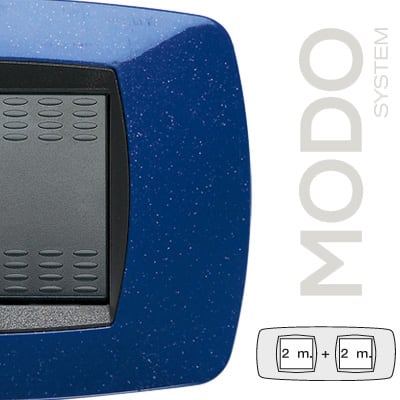 MASTER - MODO PLACCA 2+2 POSTI BLU VIO 39TC362-2