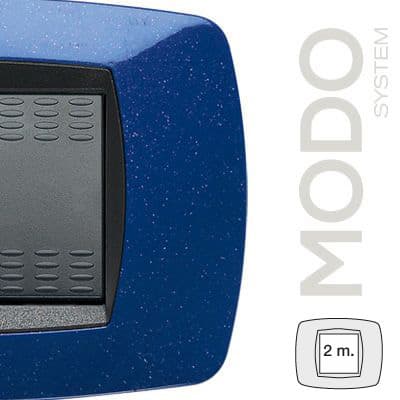 MASTER - MODO PLACCA 2 POSTI BLU VIO 39TC362
