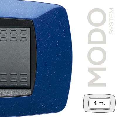 MASTER - MODO PLACCA 4 POSTI BLU VIO 39TC364
