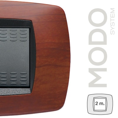 MASTER - MODO PLACCA 2 POSTI CILIEGIO 39TC412